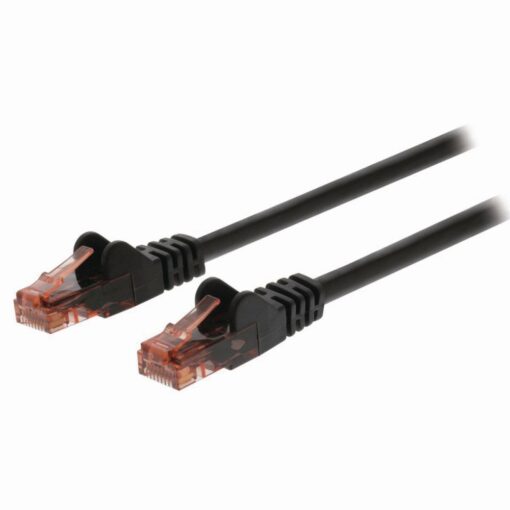 50cm (19-inch) in Black Cat6 High Grade 24AWG LSZH Patch Cables