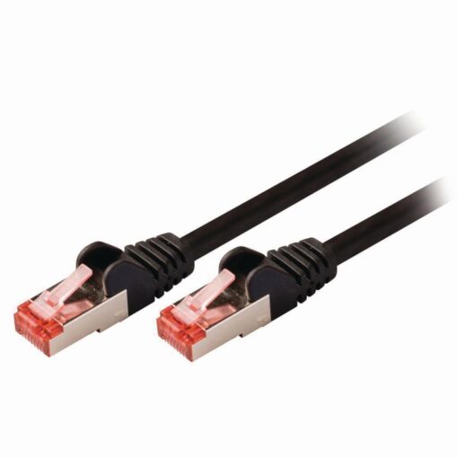 50cm (19-inch) in Black Cat6 High Grade 24AWG LSZH Patch Cables