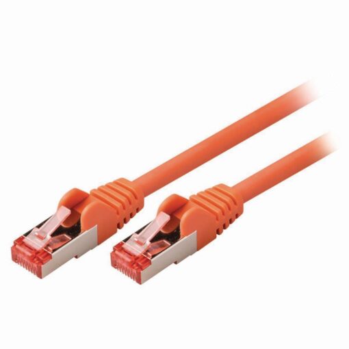 15cm (6-inch) in Orange Cat6 High Grade 24AWG LSZH Patch Cables for 1U Patching