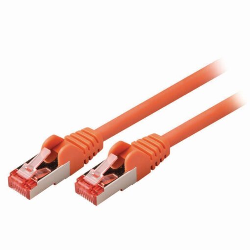50cm (19-inch) in Orange Cat6 High Grade 24AWG LSZH Patch Cables