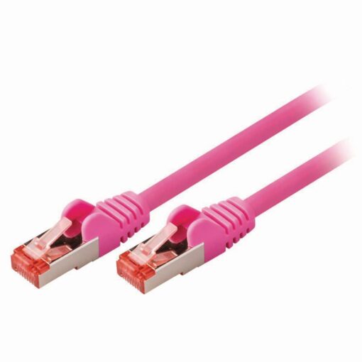 50cm (19-inch) in Pink Cat6 High Grade 24AWG LSZH Patch Cables