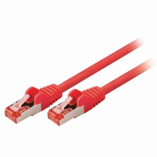 25cm (0.25m) in Red Cat6 High Grade 27AWG LSZH Patch Cables