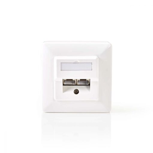 RJ45 Cat5e 2 PORT Ethernet Network Ports Network On Wall Box Face Box