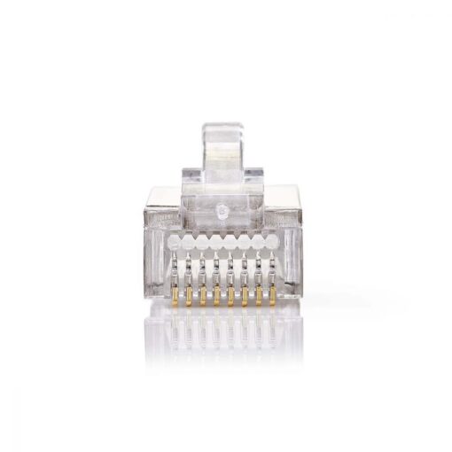 Nedis Network Connector | RJ45 Male - For Stranded Cat 5 U/FTP Cables | 10 pieces | Metal