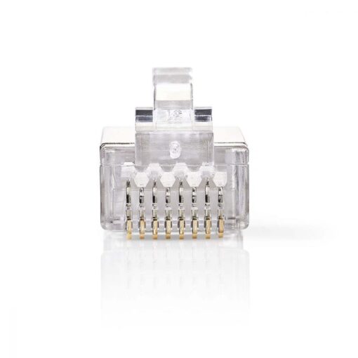 Nedis Network Connector | RJ45 Male - For Solid Cat 6 U/FTP Cables | 10 pieces | Metal