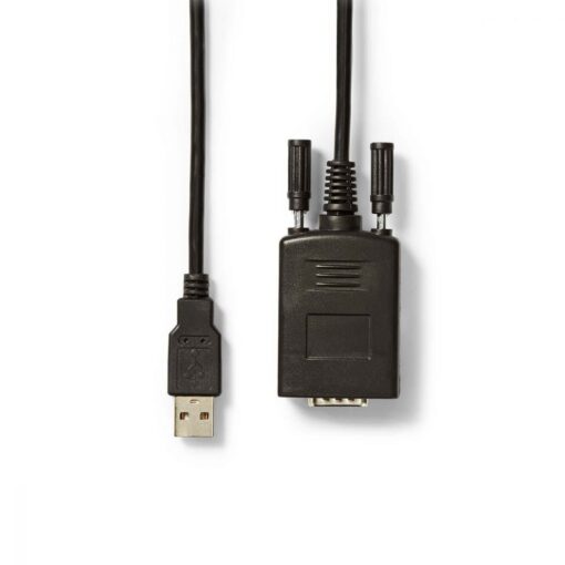 Nedis Converter | USB A male to RS232 male | USB 2.0 | 0.9 m cable
