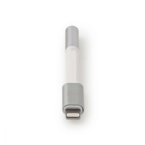 Nedis Metal MFI Lightning to 3.5mm Headphone Jack Adapter for iPhone 7,7+8,8,11,X,XS MAX