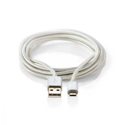 Nedis USB 2.0 Cable | A Male - Micro B Male | 2.0 m | Aluminium