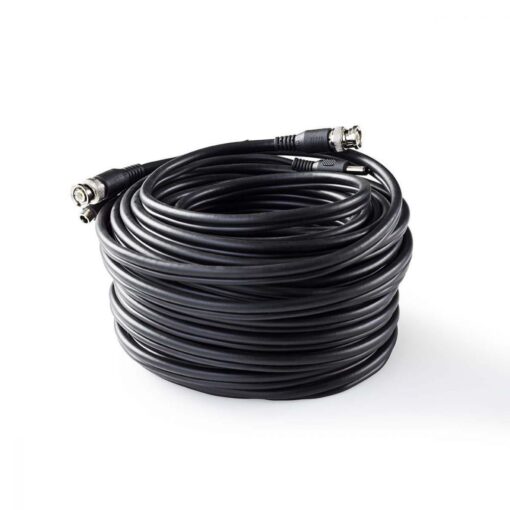 Nedis CCTV Security Cable BNC / DC | RG59 | 20 m | pre-assembled connectors