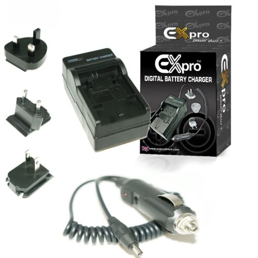 Ex-Pro® Canon NB-12L NB12L - Digital Camera Travel Charger for Canon LEGRIA mini X, PowerShot G1 X Mark II, N100