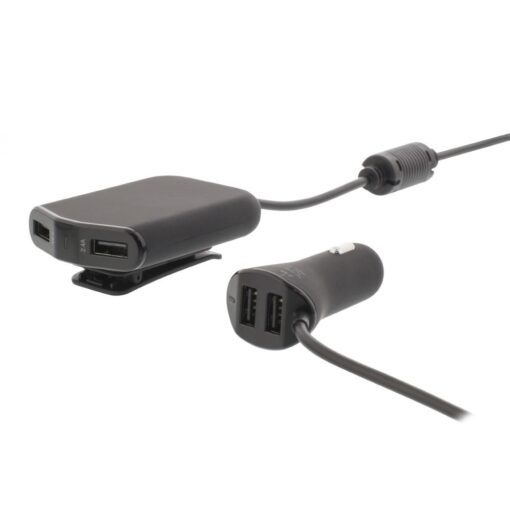 Sweex 4 Port Multi Car Cigarette Lighter Socket Power Adapter Phone USB Charger