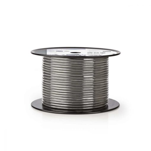 100m Reel OFC Balanced DMX Cable 110 Ohm 6mm 2x 0.23mm