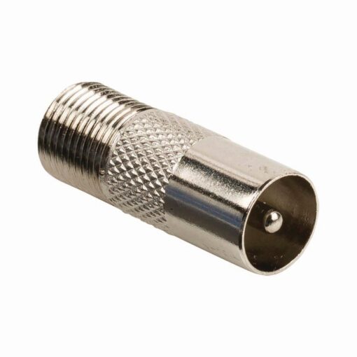 Nedis Satellite & Antenna Adapter | Coax Male - F Female | Metal