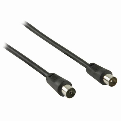 Nedis Coax Cable 90dB | IEC (Coax) Male - IEC (Coax) Female | 5.0 m | Black