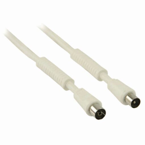 Nedis Coax Cable 120dB | IEC (Coax) Male - IEC (Coax) Female | 3.0 m | White