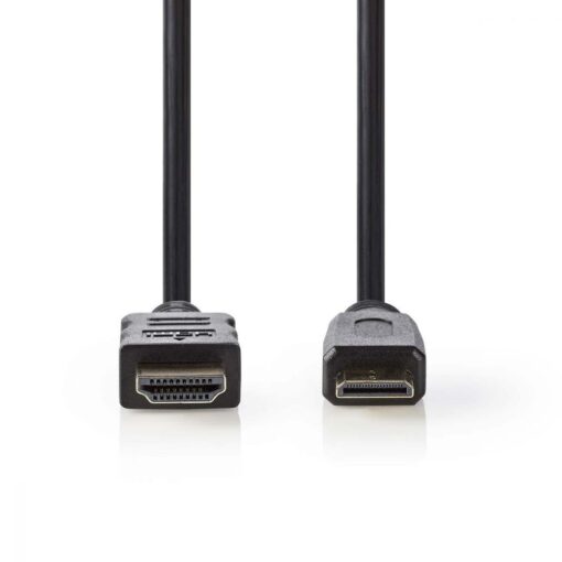 Nedis High Speed HDMIª Cable with Ethernet | HDMIª Connector - HDMIª Mini Connector | 2.0 m | Black