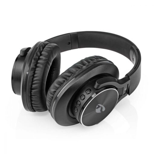 Bluetooth Wireless Over-Ear Headphones Rechargeable TV HiFi - Black