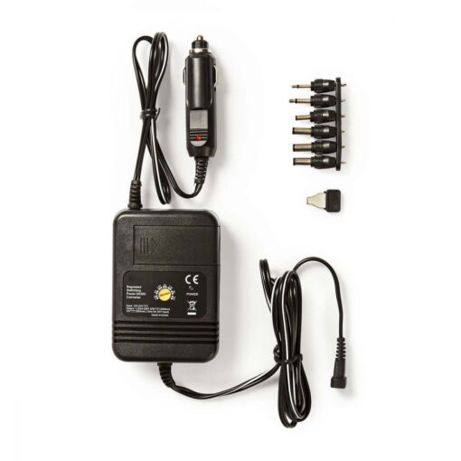 Nedis In-Car 12/24v Universal DC Power Adapter | 1.5/3/4.5/6/7.5/9/12 VDC | 2.0 A