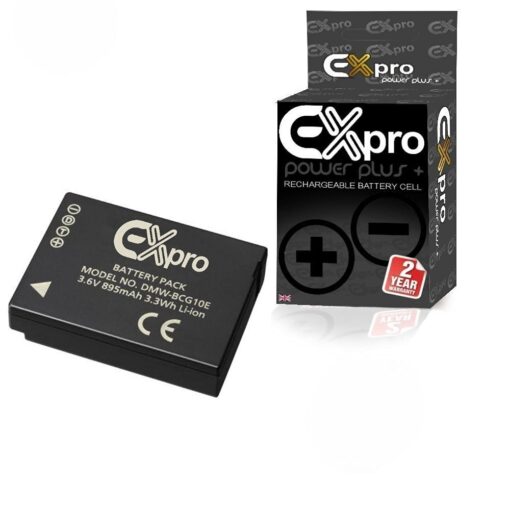 DMW-BCG10E, DMWBCG10E, BCG10E, DMW BCG10E Ex-Pro Panasonic Li-on Digital Camera Battery