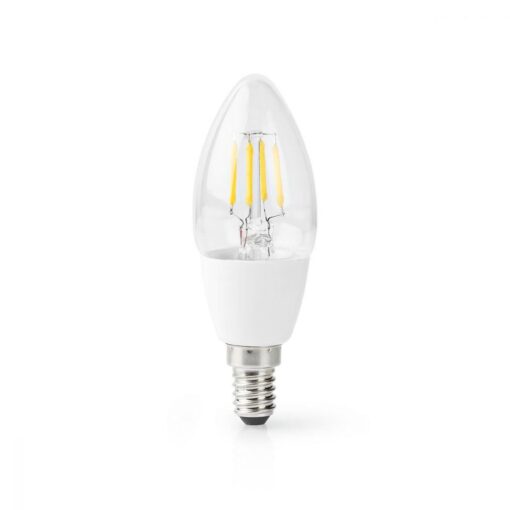 Smart Wi-Fi Smart Candle LED Bulb E14 5W 40W Eq Warm White - Alexa Google