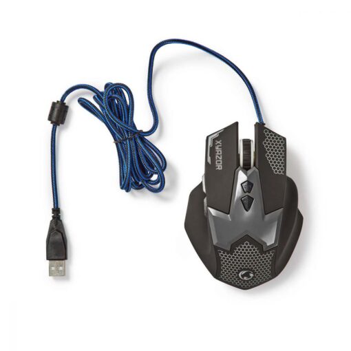 Gaming Mouse | Wired | Illuminated | 2400 DPI | USB receiver | 7 buttons