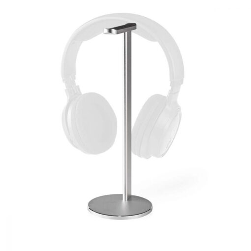 Nedis Headphones Stand | Aluminium Design | 98 x 276 mm | Silver