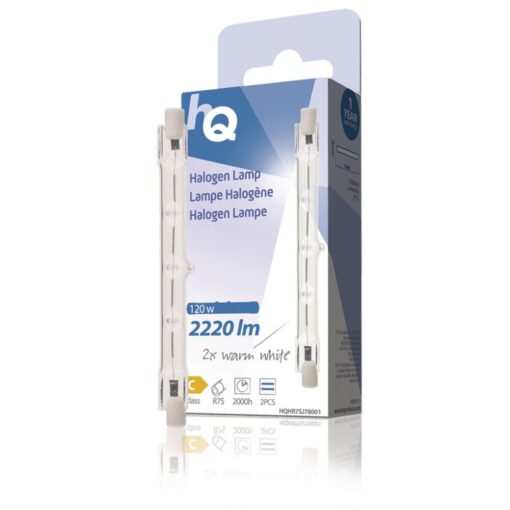 Halogen Lamp Bulb R7S Linear 120W 2220lm 2800K Warm White
