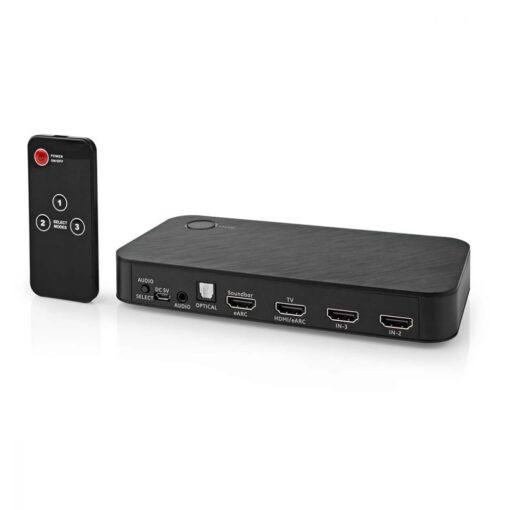 HDMI 3x1 4K Audio Extraction Switch V2,1 eARC HDCP 2.3 HDMI / Optical / Analogue