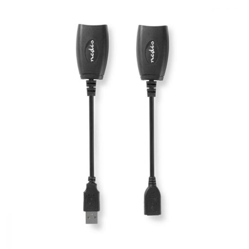 Nedis 50m USB RJ45 Ethernet LAN Cat5e/6 Extension Cable Adapter Signal Amplifier