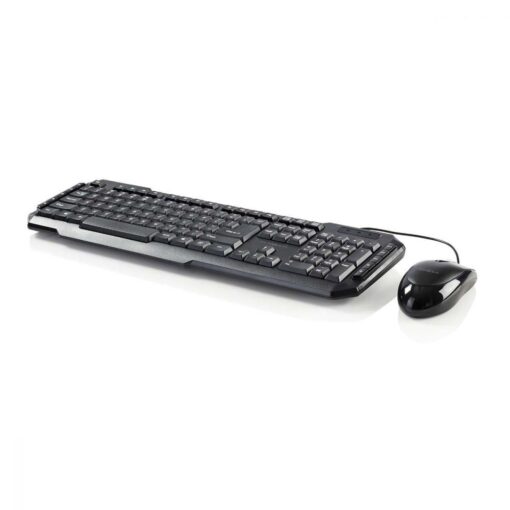 Nedis Wired Mouse and Keyboard set | 800 DPI Mouse | US International