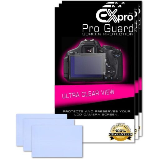 Ex-Pro® 3 x Pro Guard Ultra Clear View LCD Screen Protectors for Panasonic Lumix DMC-LX3, DMC-GF1, DMC-GF2