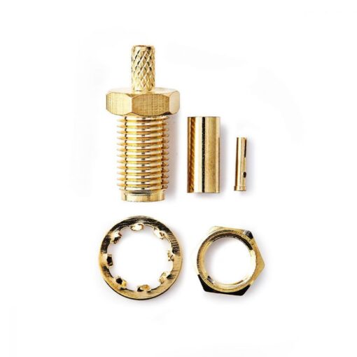 2x SMA Connector | SMA Female Crip for RG174 Cables