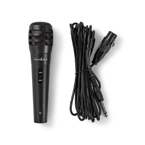 Durable Dynamic Uni-directional Microphone 6.35mm & XLR Connector 5m Cable