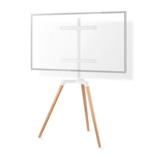 Easel TV Floor Stand, for Screen Size 50-65" Max Load 35kg, Fixed Design Bracket Tripod with 140° Rotate and Cable Management, Max...