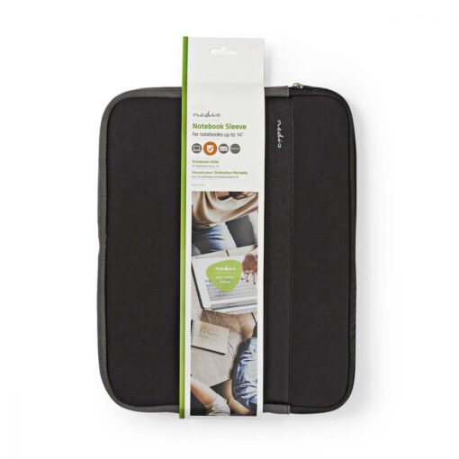Nedis Notebook Sleeve | 13 - 14" | Neoprene | Black / Anthracite