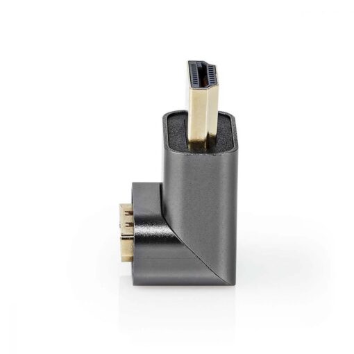 Pro Metal 270 Degree Right Angle HDMI 4K@60Hz Cable  Female to Male Adapter