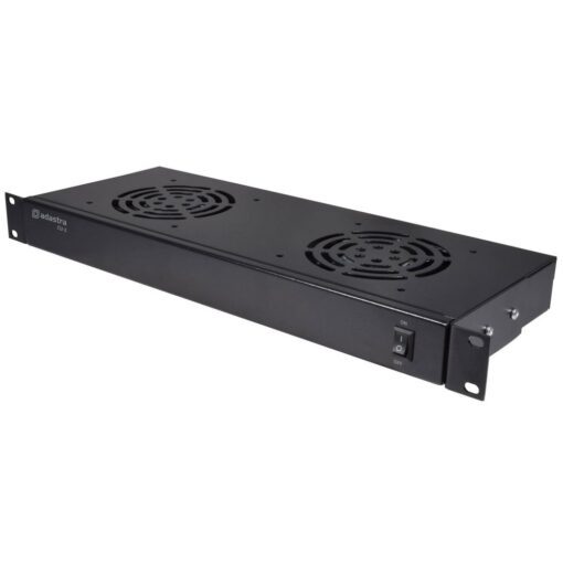 19" Rack Mount Fan Cooling Unit for Airflow Hard Wired with 1.5 Metre UK Mains Plug