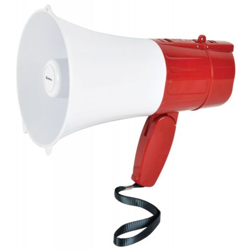 Compact Rechargeable Megaphone (15W) with Bluetooth, voice and Siren