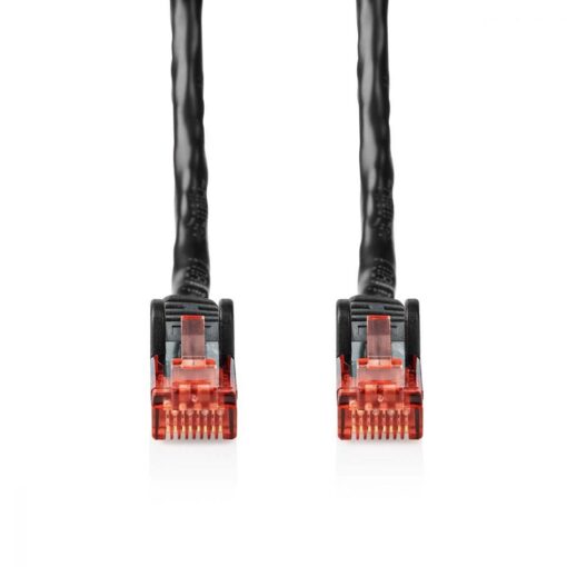Outdoor 30m Meter BLACK Patch CAT6 RJ45 Internet Ethernet Cable Lead Network