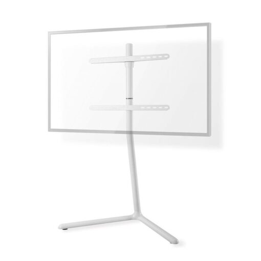Ex-Pro TV Floor Stand, for Screen Size 49-70" Max Load 40kg, Solid V-Based Design with Cable Management, Max VESA 600x400 - White