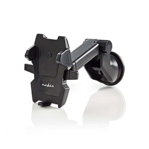 Universal in Car Smartphone Mobile Phone Holder Stand & Window Suction Mount Black