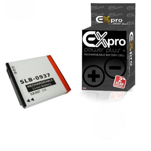 SLB-0937, SLB0937 Ex-Pro Samsung Li-on Digital Camera Battery