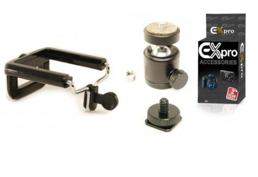 Ex-Pro® Divaringlight Social Media Smart Phone Mount Kit (upto 80mm)