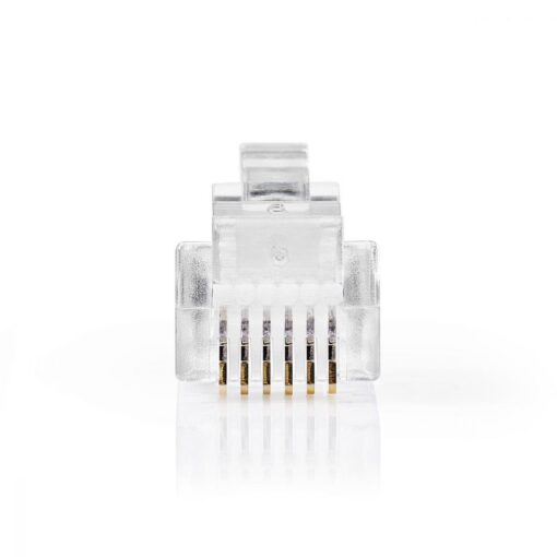 Nedis Telecom Connector | RJ12 male | 10 pieces