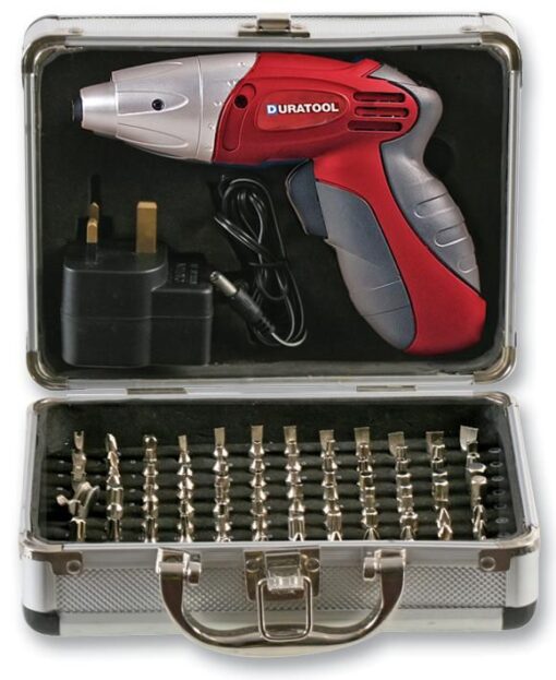 4.8V Cordless Screwdriver with 102 Piece Accessories