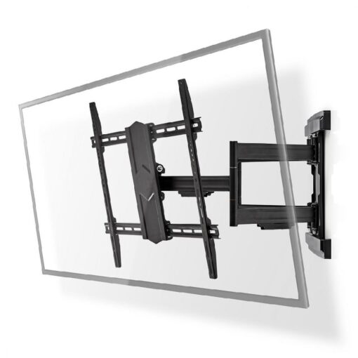 Nedis Full Motion TV Wall Mount | 37-90" | Max 70 kg | 6 Pivot Points 2 Arm [HEAVY DUTY BIG TVs]