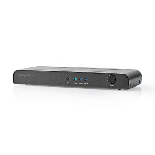 4K Ultra HD HDMI Switch 1x3 4K2K 3D HDCP 2.2 Compatible 3 Input 1 Output for TV PC Sky Q Virgin V6
