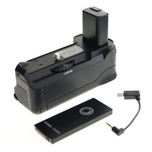 Ex-Pro Power Grip VG-A6500 Vertical Battery Holder with IR Remote Shutter Release for Sony Alpha A6500 DSLR Camera (NP-FW50 Batter...