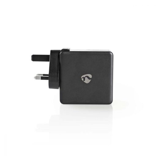 Nedis Wall Charger | 3.0 A | USB (QC) / USB-C | Power Delivery 30 W | Black