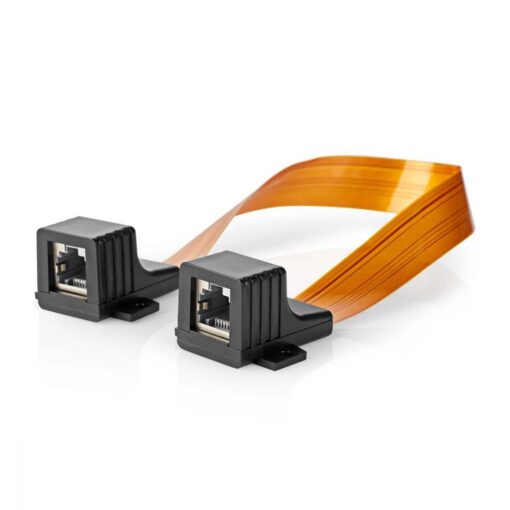 Nedis Flat Ethernet Cable Cat5e RJ45 Feed-Through for Windows & Doors